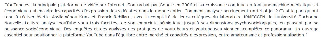 Contradictions d'une plateforme d'expression