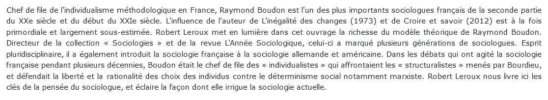Raymond Boudon