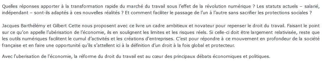 L'ubérisation de l'économie