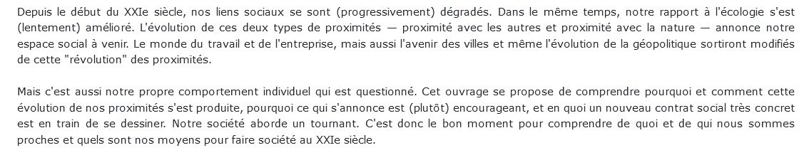 Vivre et ravailler ensemble au XXIe siècle