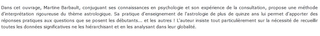 interprétation en astrologie barbault