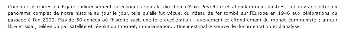 D'après les collections et les grandes signatures du Figaro 1946-1999