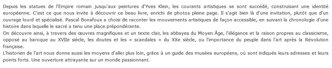 Europe de l'Art