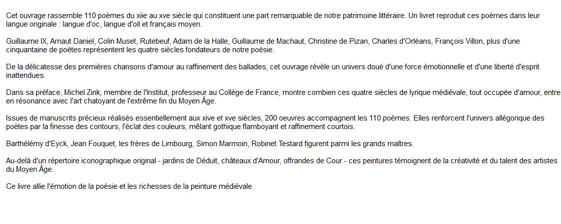 Le Moyen Age flamboyant - beau livre