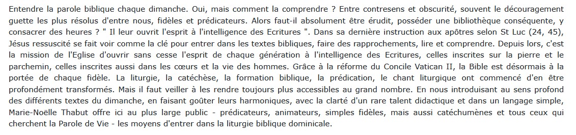 L'intelligence des Écritures - Tome 3, Marie-Noëlle Thabut