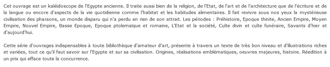 Sur les traces de la civilisation pharaonique