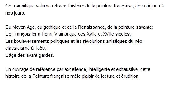 la peinture française beau livre