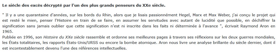 Histoire Du Xxe Siècle