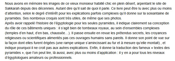 Mystère des pyramides