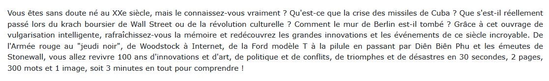 3 minutes pour comprendre le XXe siècle