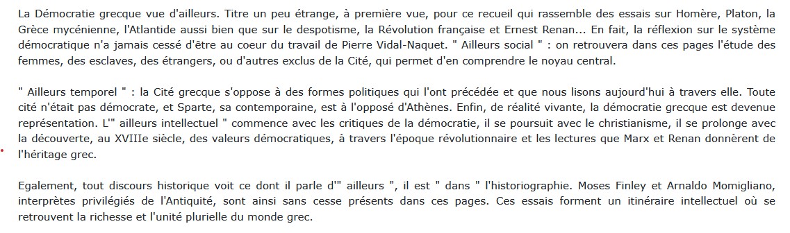 Essais d'historiographie ancienne et moderne