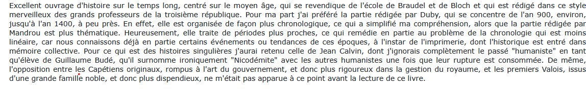 Histoire de la civilisation française,  Georges Duby et Robert Mandrou 