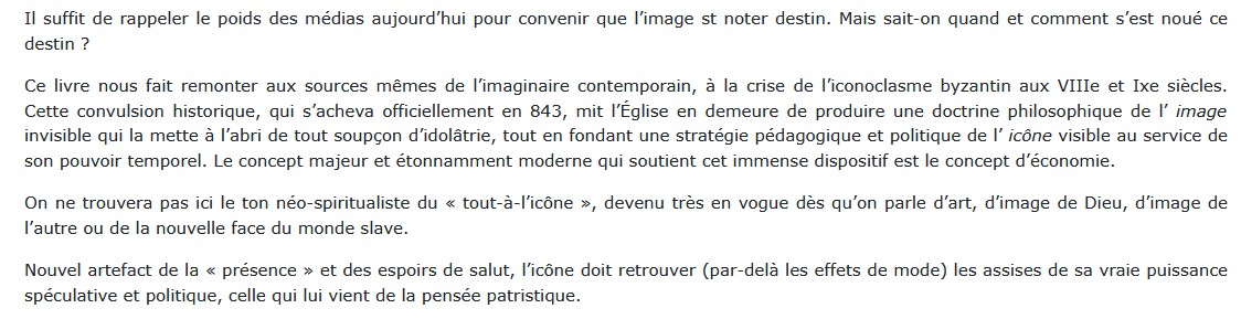 Les Sources Byzantines De L'imaginaire Contemporain