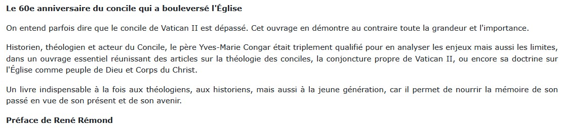 Vatican II - Son église, Peuple de Dieu et Corp du Christ