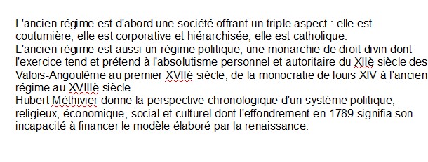 L'Ancien Régime en France, Hubert Méthivier