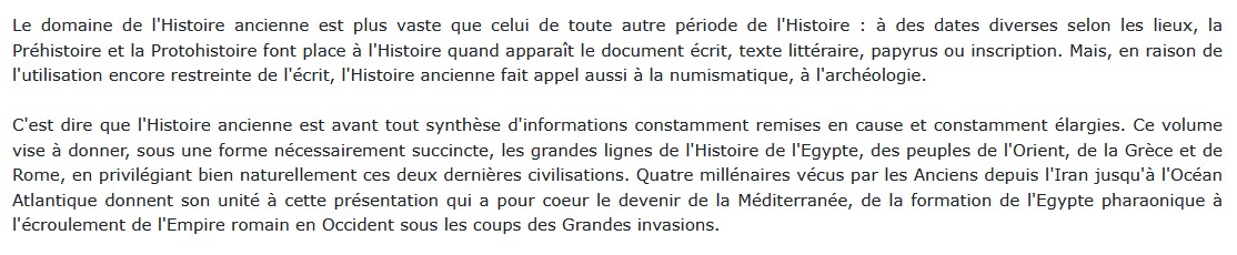Précis d'histoire ancienne, André Laronde et Paul Petit