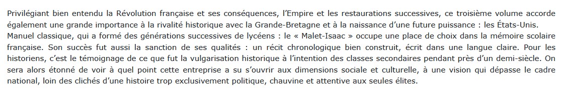 Histoire - Tome 3 Les révolutions , Albert Malet et Jules Isaac