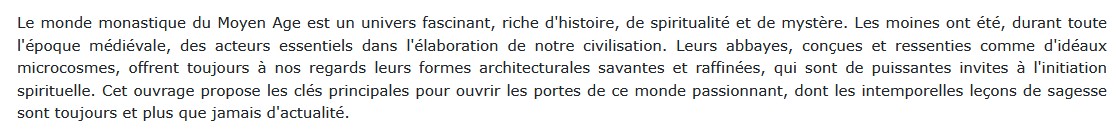 Les abbayes médiévales en France, Marc Déceneux et Hervé Champollion 