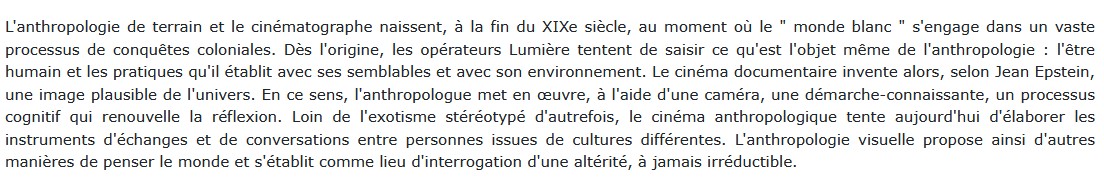 Cinéma et anthropologie, Marc Henri Piault 