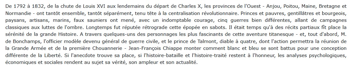 La Vendée en armes Tome 1