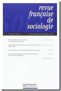 Revue Francaise De Sociologie 56 T4