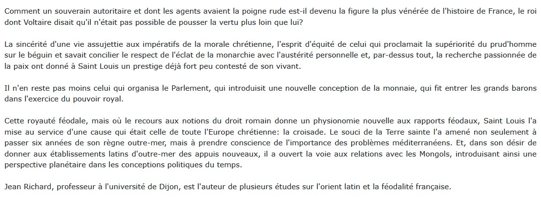 Saint Louis   Jean Richard