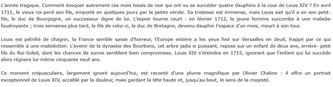 L'Année des quatre dauphins, Olivier Chaline 