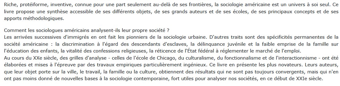 La sociologie américaine - Controverses et innovations, Nicolas Herpin et Nicolas Jonas 