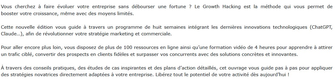Le Growth Hacking,  Frédéric Canevet, Grégoire Gambatto, Olivier Zongo-Martin 