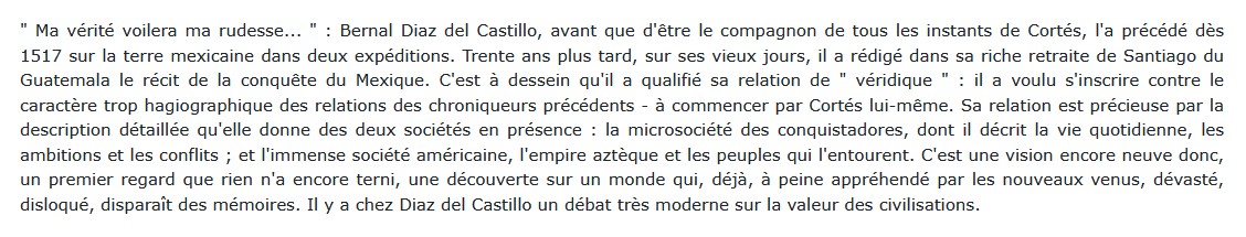 Histoire véridique de la conquête de la Nouvelle-Espagne - Tome 2, Bernal Diaz Del Castillo