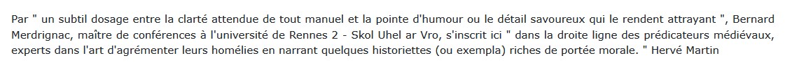 La vie religieuse en France au Moyen âge, Bernard Merdrignac 