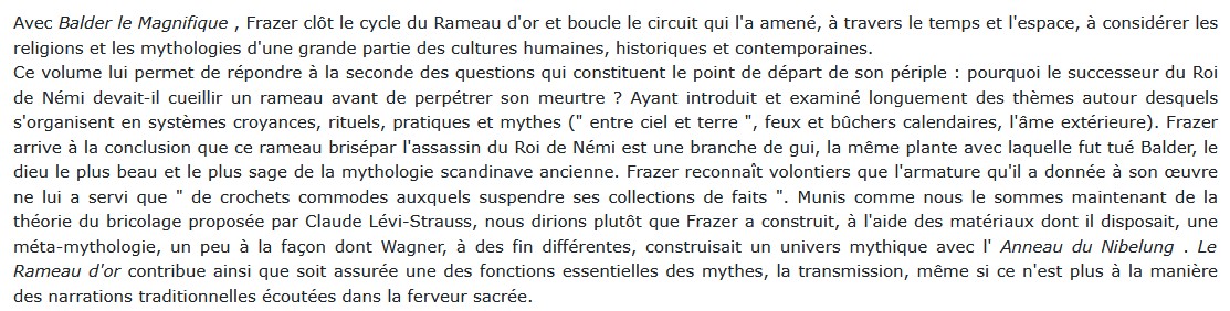 Le Rameau d'Or - Tome 4, de James George Frazer