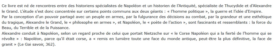 Napoléon : le politique, la puissance, la grandeur,  Olivier Battistini  