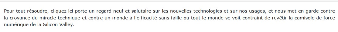 Pour tout résoudre cliquez ici Evgeny Morozov