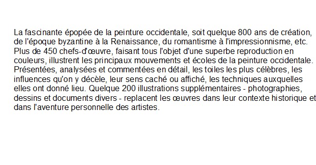 Histoire de la peinture, Wendy Beckett