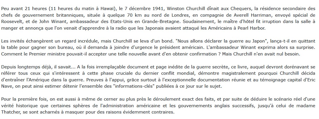 La Trahison de Pearl Harbor, James Rusbridger 