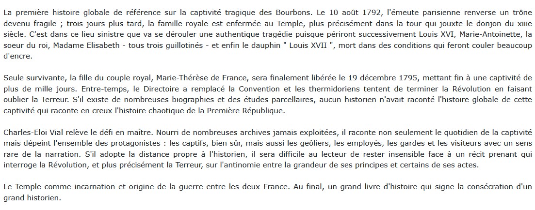 La famille royale au Temple, Charles-Éloi Vial 