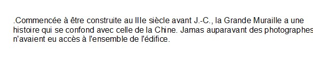 La grande muraille,  Hubert Delahaye, Jean-Pierre Drege, Dick Wilson, Luo Zewen 