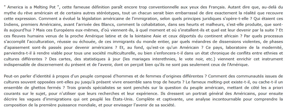 Le Peuple américain, de Philippe Jacquin, Daniel Royot, Stephen Whitfield