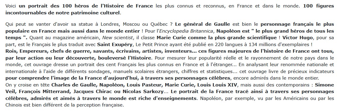 Les grands héros de l'Histoire de France,  Dimitri Casali et Fabien Tesson 