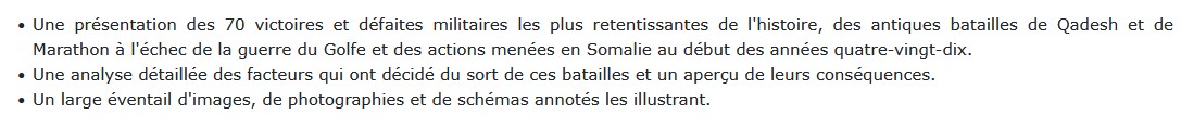 Les plus célèbres victoires et défaites militaires, Chris Mcnab 