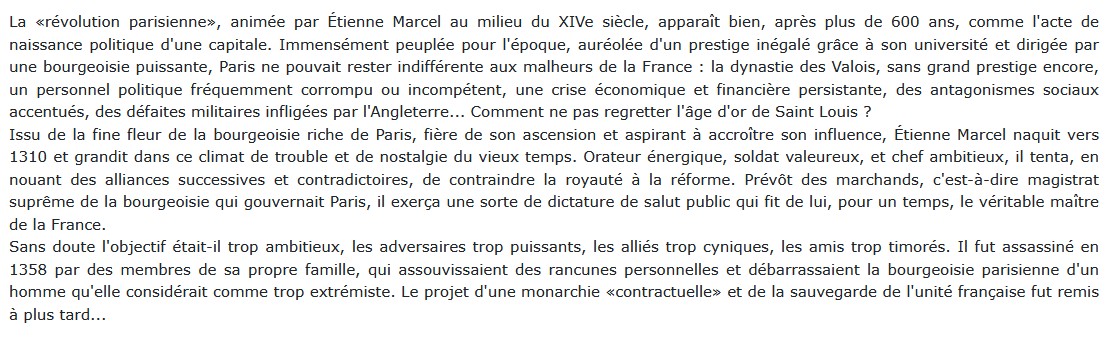 Étienne Marcel - Champion de l'unité française... Raymond Cazelles 