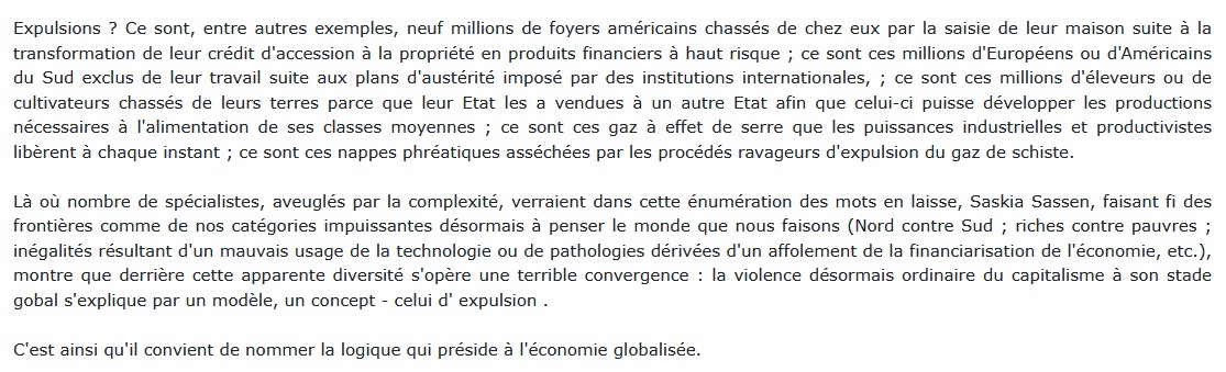 Expulsions Saskia Sassen