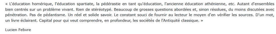 Histoire de l'éducation dans l'antiquité , Tome 1 Henri-Irénée Marrou