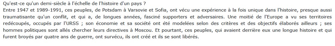 Histoire des pays de l'Est, Henry Bogdan 