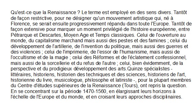 L'Europe de la Renaissance (1470-1560) , Gérald Chaix