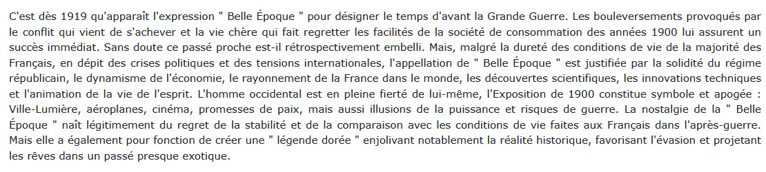 La France de la Belle Epoque 1896-1914, Dominique Lejeune