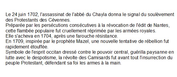 La résistance huguenote sous Louis XIV
