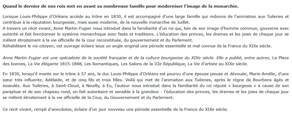 Louis-Philippe et sa famille