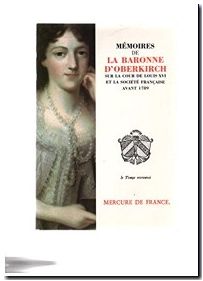Mémoires De La Baronne D'oberkirch